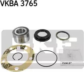 SKF VKBA 3765 - Комплект колесен лагер vvparts.bg