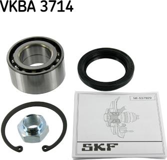 SKF VKBA 3714 - Комплект колесен лагер vvparts.bg