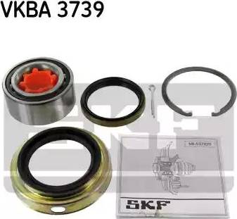 SKF VKBA 3739 - Комплект колесен лагер vvparts.bg