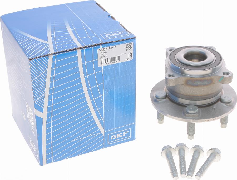 SKF VKBA 7492 - Комплект колесен лагер vvparts.bg