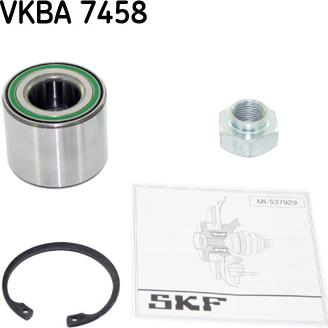 SKF VKBA 7458 - Комплект колесен лагер vvparts.bg