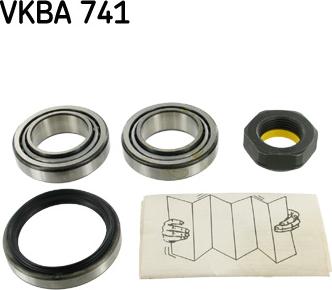 SKF VKBA 741 - Комплект колесен лагер vvparts.bg