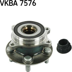 SKF VKBA 7576 - Комплект колесен лагер vvparts.bg