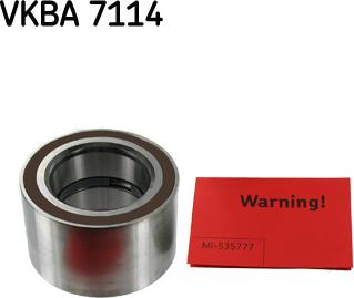 SKF VKBA 7114 - Комплект колесен лагер vvparts.bg