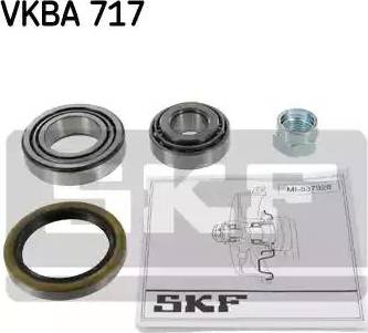 SKF VKBA 717 - Комплект колесен лагер vvparts.bg