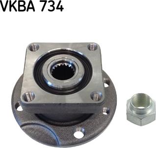 SKF VKBA 734 - Комплект колесен лагер vvparts.bg