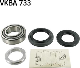 SKF VKBA 733 - Комплект колесен лагер vvparts.bg