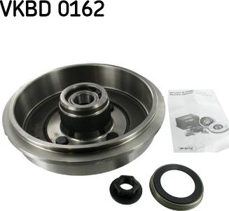 SKF VKBD 0162 - Спирачен барабан vvparts.bg