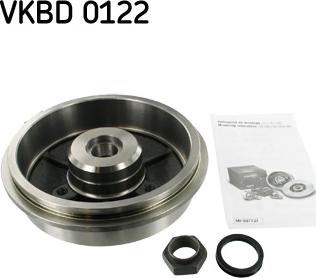 SKF VKBD 0122 - Спирачен барабан vvparts.bg