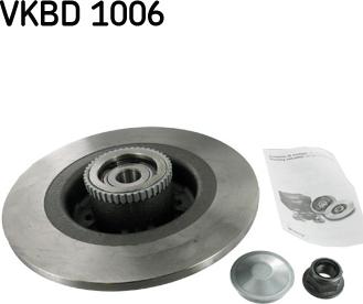 SKF VKBD 1006 - Спирачен диск vvparts.bg