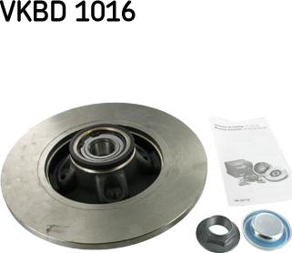SKF VKBD 1016 - Спирачен диск vvparts.bg