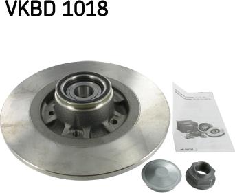 SKF VKBD 1018 - Спирачен диск vvparts.bg