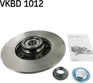 SKF VKBD 1012 - Спирачен диск vvparts.bg