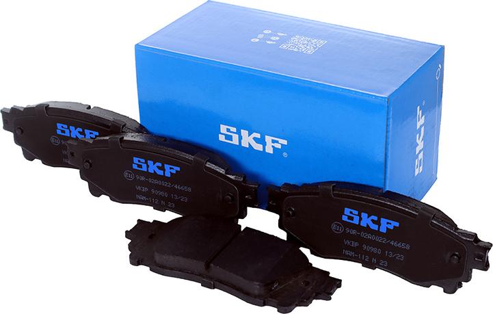 SKF VKBP 90980 - Комплект спирачно феродо, дискови спирачки vvparts.bg