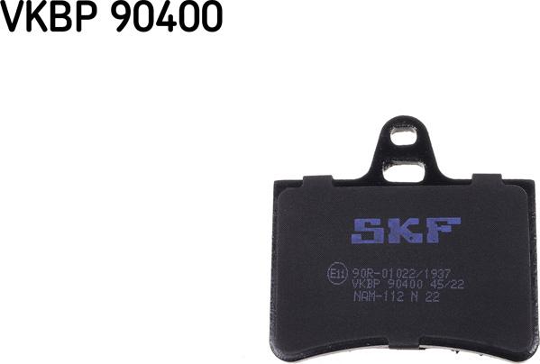 SKF VKBP 90400 - Комплект спирачно феродо, дискови спирачки vvparts.bg