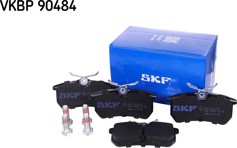 SKF VKBP 90484 - Комплект спирачно феродо, дискови спирачки vvparts.bg