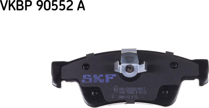 SKF VKBP 90552 A - Комплект спирачно феродо, дискови спирачки vvparts.bg