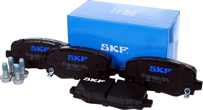 SKF VKBP 90569 A - Комплект спирачно феродо, дискови спирачки vvparts.bg