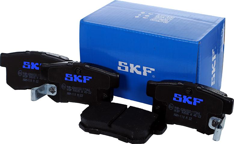 SKF VKBP 90505 A - Комплект спирачно феродо, дискови спирачки vvparts.bg