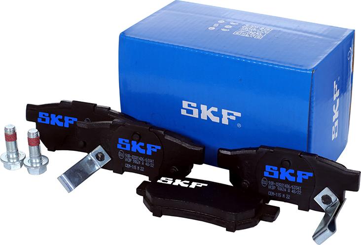 SKF VKBP 90624 A - Комплект спирачно феродо, дискови спирачки vvparts.bg