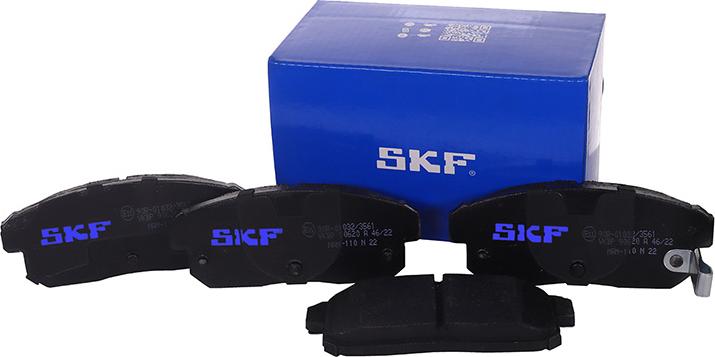 SKF VKBP 90620 A - Комплект спирачно феродо, дискови спирачки vvparts.bg
