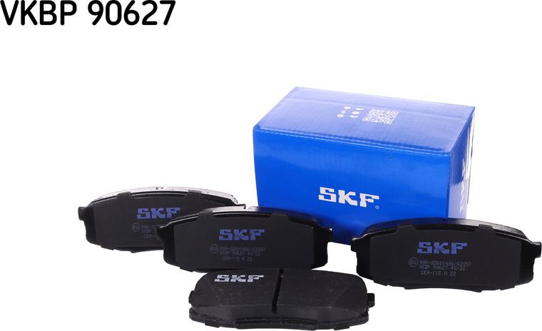 SKF VKBP 90627 - Комплект спирачно феродо, дискови спирачки vvparts.bg