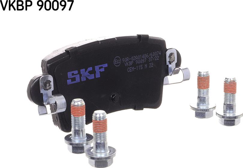 SKF VKBP 90097 - Комплект спирачно феродо, дискови спирачки vvparts.bg