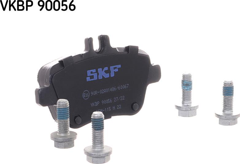 SKF VKBP 90056 - Комплект спирачно феродо, дискови спирачки vvparts.bg