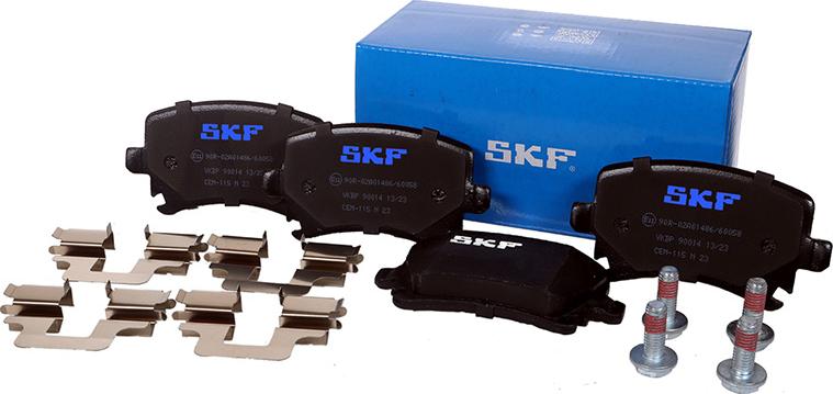 SKF VKBP 90014 - Комплект спирачно феродо, дискови спирачки vvparts.bg