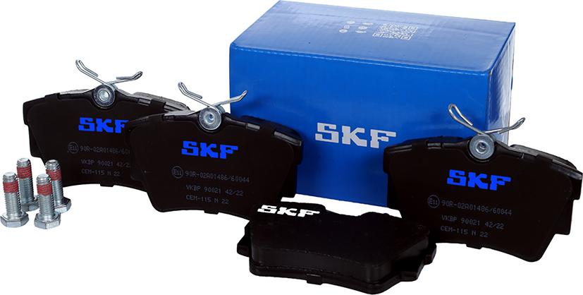 SKF VKBP 90021 - Комплект спирачно феродо, дискови спирачки vvparts.bg