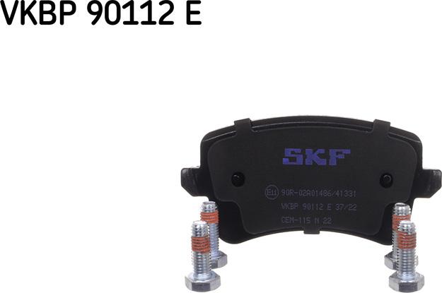 SKF VKBP 90112 E - Комплект спирачно феродо, дискови спирачки vvparts.bg