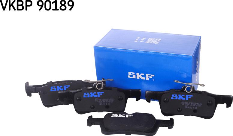 SKF VKBP 90189 - Комплект спирачно феродо, дискови спирачки vvparts.bg