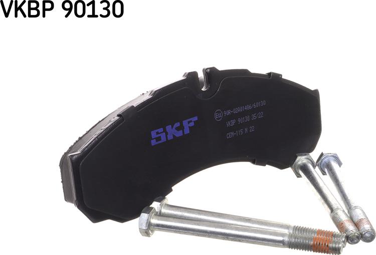 SKF VKBP 90130 - Комплект спирачно феродо, дискови спирачки vvparts.bg