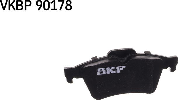 SKF VKBP 90178 - Комплект спирачно феродо, дискови спирачки vvparts.bg