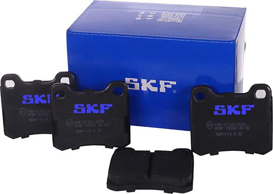 SKF VKBP 90302 - Комплект спирачно феродо, дискови спирачки vvparts.bg