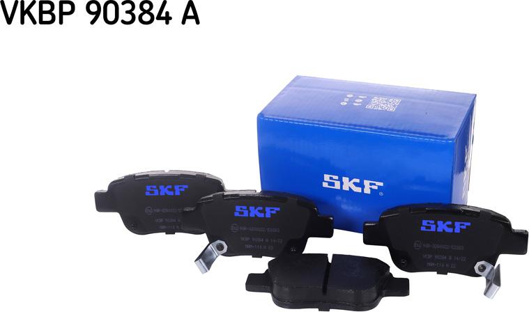 SKF VKBP 90384 A - Комплект спирачно феродо, дискови спирачки vvparts.bg