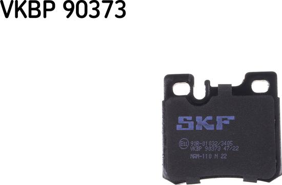 SKF VKBP 90373 - Комплект спирачно феродо, дискови спирачки vvparts.bg