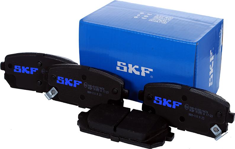 SKF VKBP 91095 A - Комплект спирачно феродо, дискови спирачки vvparts.bg