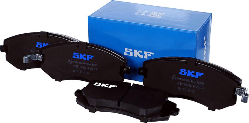 SKF VKBP 80456 A - Комплект спирачно феродо, дискови спирачки vvparts.bg