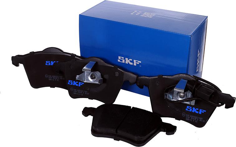 SKF VKBP 80405 E - Комплект спирачно феродо, дискови спирачки vvparts.bg