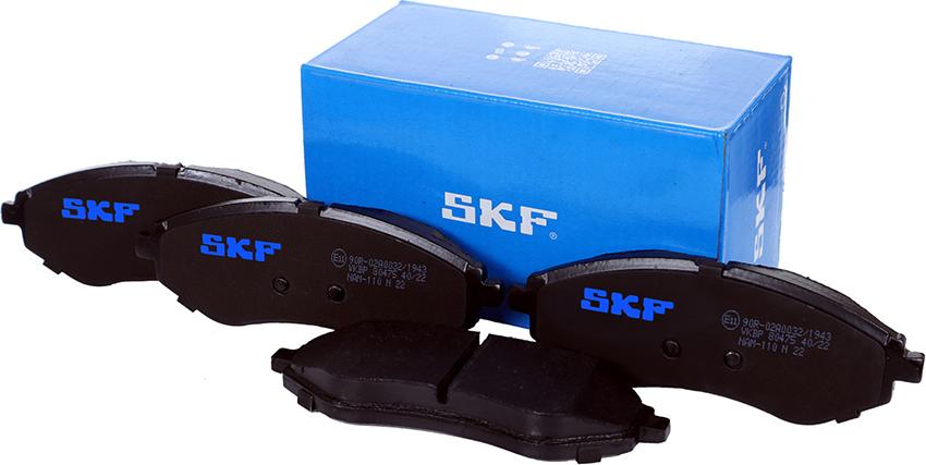 SKF VKBP 80475 - Комплект спирачно феродо, дискови спирачки vvparts.bg