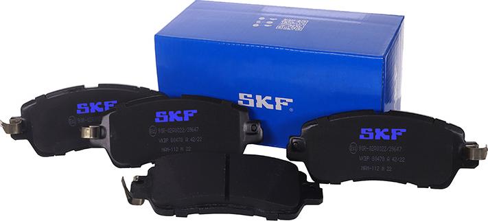 SKF VKBP 80478 A - Комплект спирачно феродо, дискови спирачки vvparts.bg