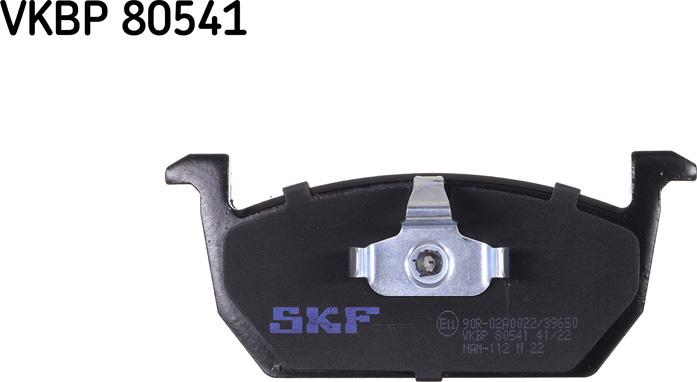 SKF VKBP 80541 - Комплект спирачно феродо, дискови спирачки vvparts.bg