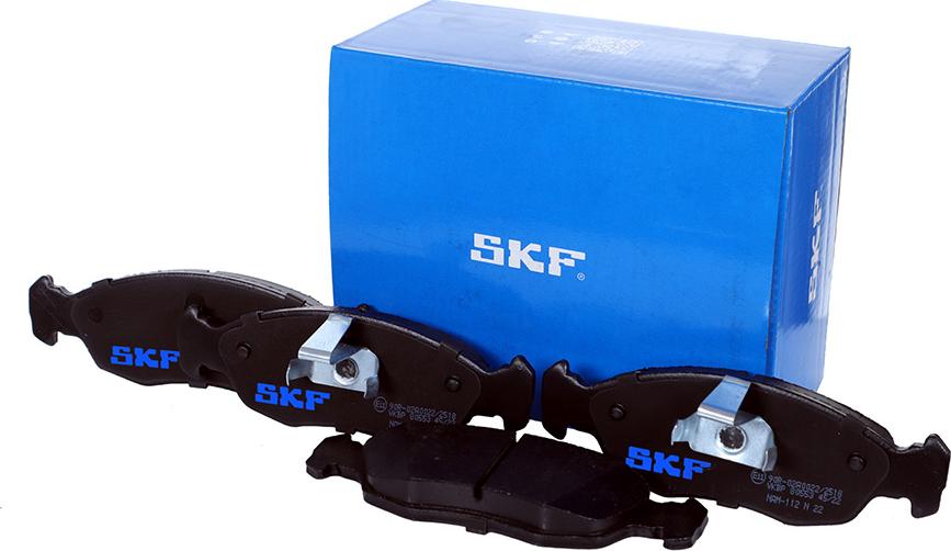 SKF VKBP 80553 - Комплект спирачно феродо, дискови спирачки vvparts.bg