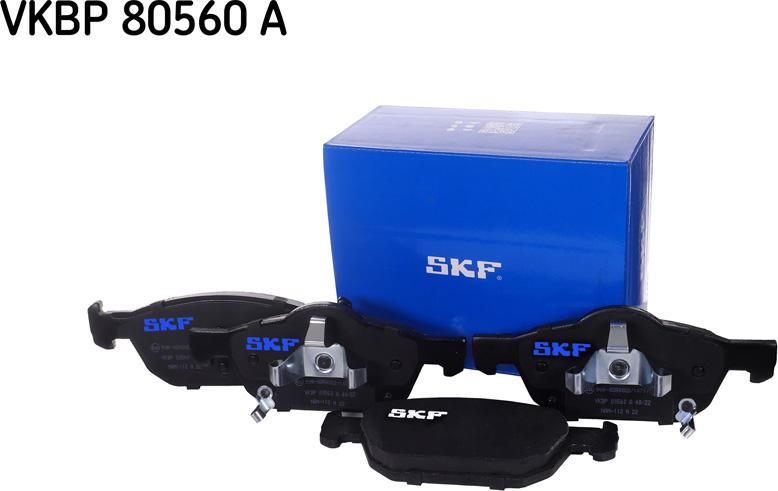 SKF VKBP 80560 A - Комплект спирачно феродо, дискови спирачки vvparts.bg