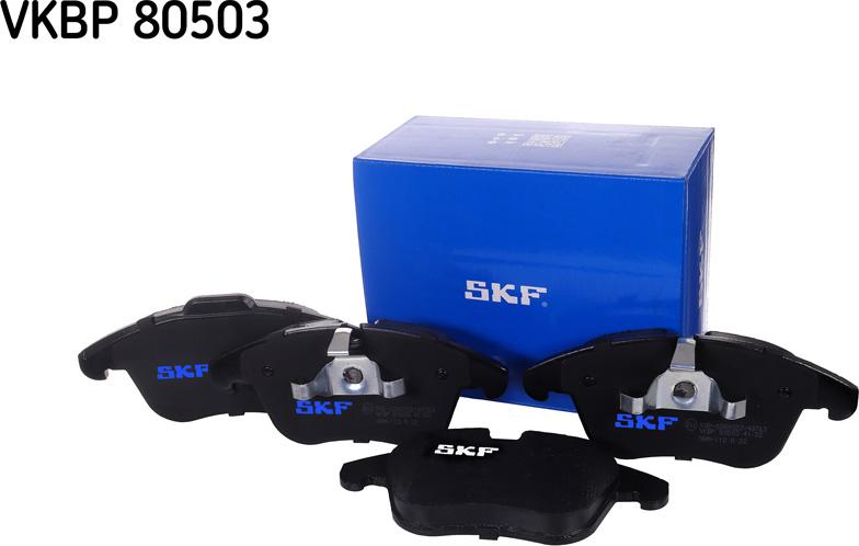 SKF VKBP 80503 - Комплект спирачно феродо, дискови спирачки vvparts.bg