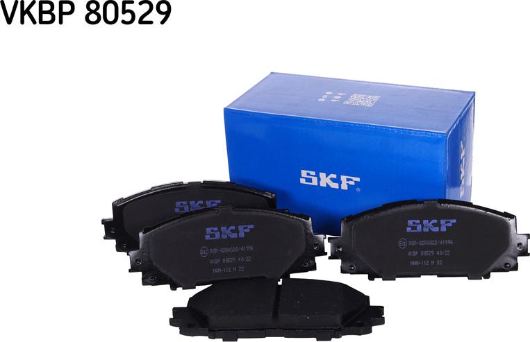 SKF VKBP 80529 - Комплект спирачно феродо, дискови спирачки vvparts.bg