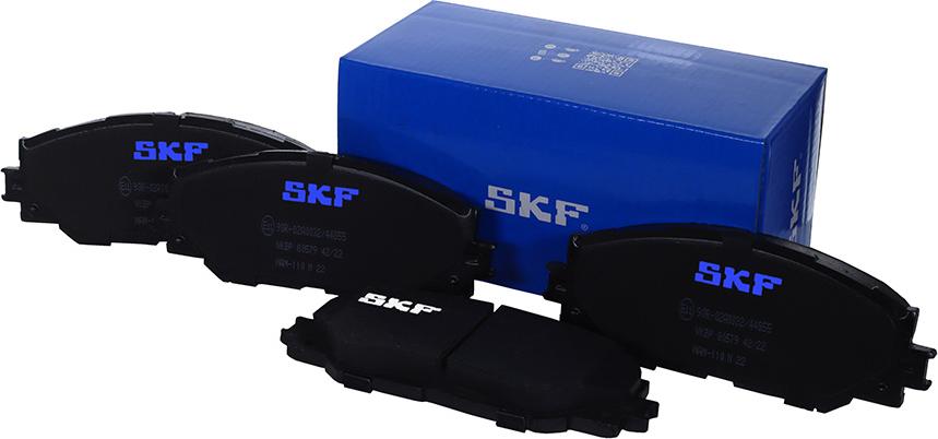 SKF VKBP 80579 - Комплект спирачно феродо, дискови спирачки vvparts.bg