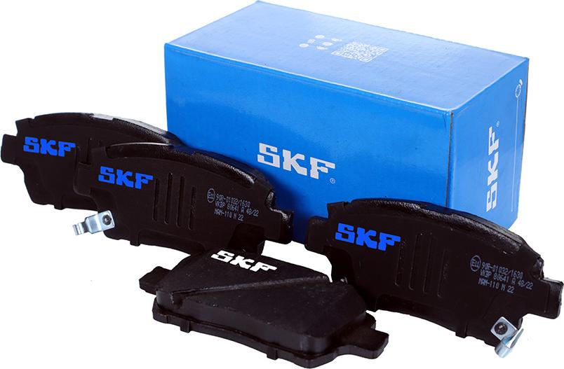 SKF VKBP 80641 A - Комплект спирачно феродо, дискови спирачки vvparts.bg