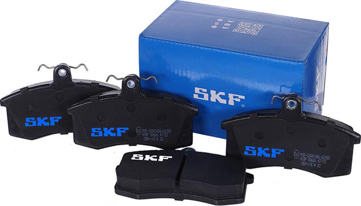 SKF VKBP 80626 - Комплект спирачно феродо, дискови спирачки vvparts.bg